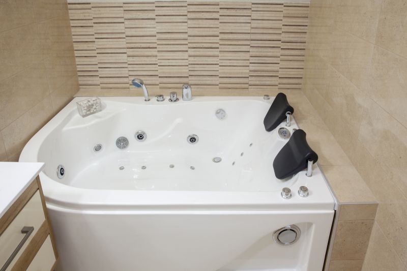 Recessed Bathtub with Jets